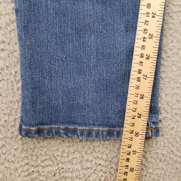 Bandolino Jeans Womens 10 Blue Straight Leg High Rise Distressed‎ Mandie Casual - Picture 16 of 16